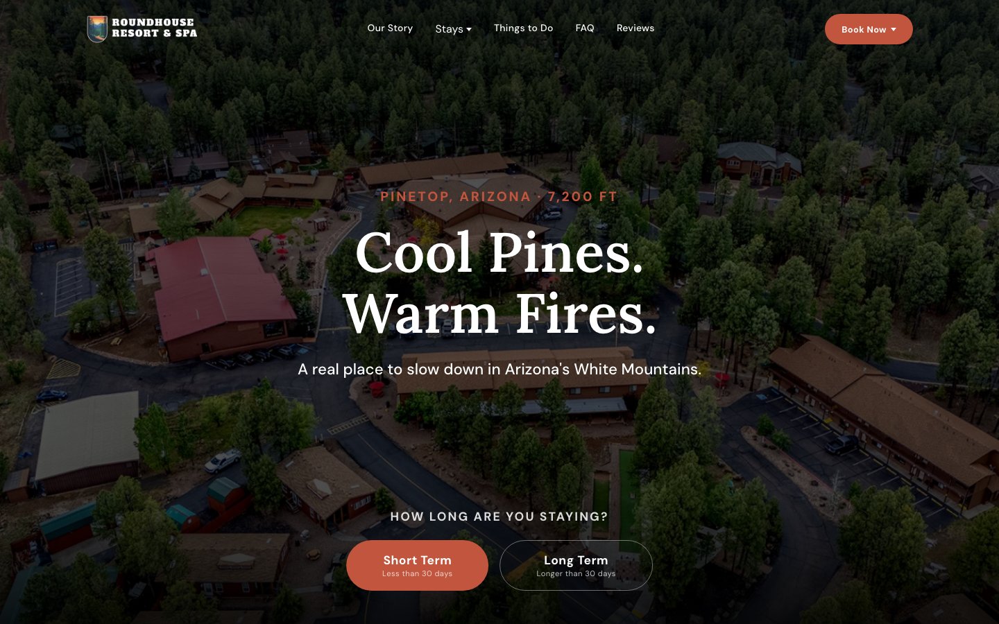 Roundhouse Resort website
